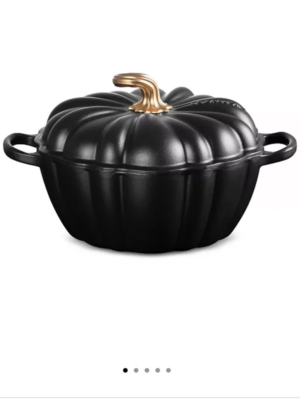 Le Creuset Enameled Cast Iron Signature 4 Qt. Pumpkin Dutch Oven with Lid